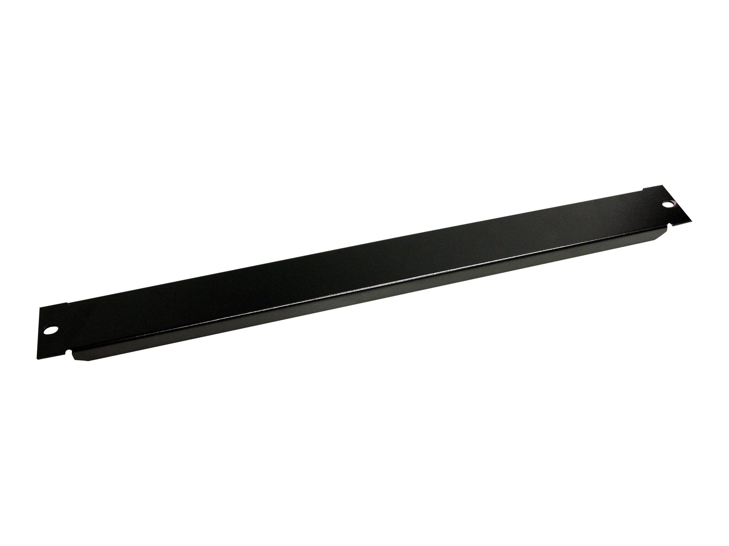 StarTech.com 1HE Blindblende für 19 Zoll Servergehäuse und -schränke - Blindabdeckung - Schwarz - 1U - 48.3 cm (19"")