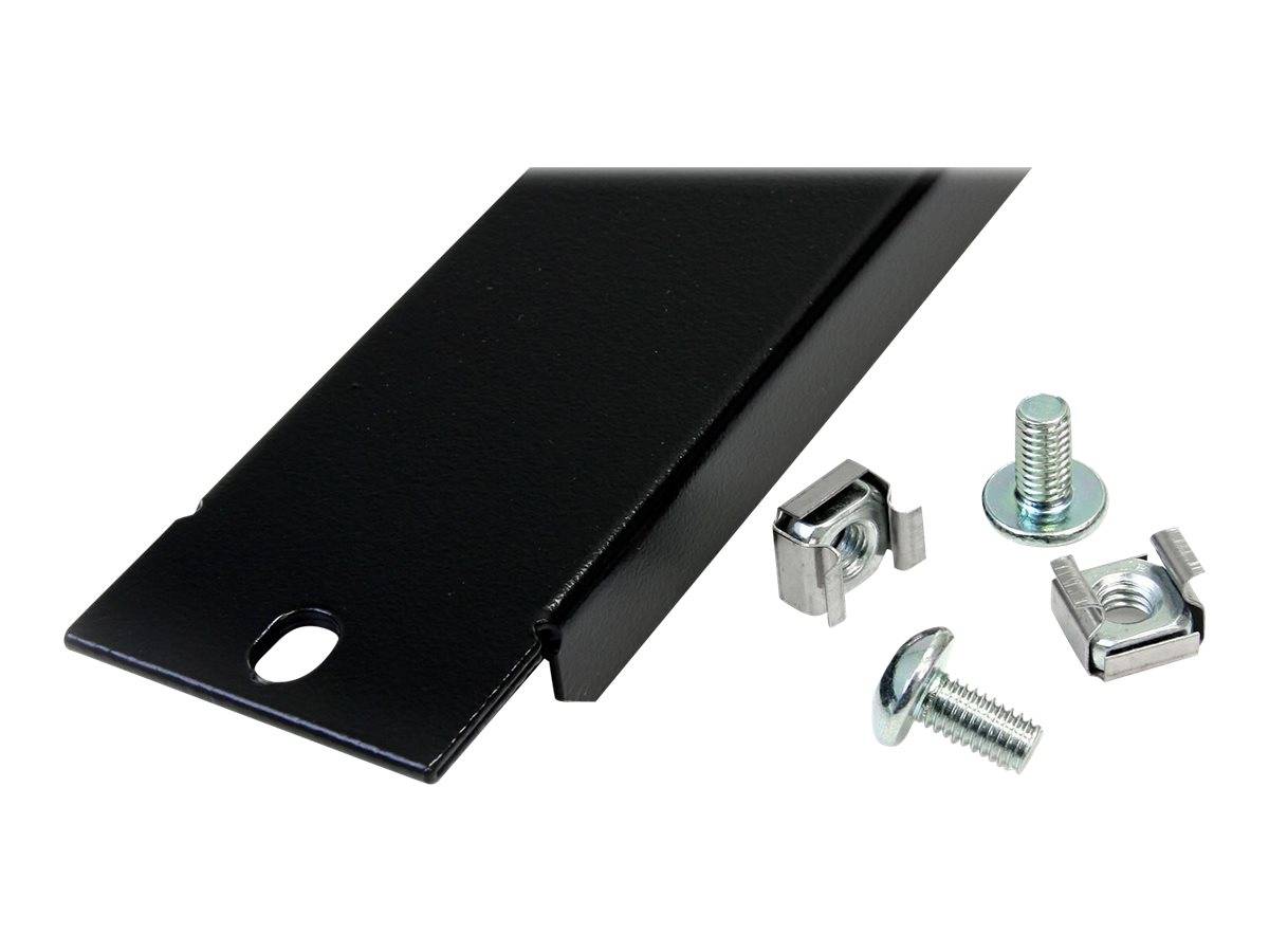 StarTech.com 1HE Blindblende für 19 Zoll Servergehäuse und -schränke - Blindabdeckung - Schwarz - 1U - 48.3 cm (19"")