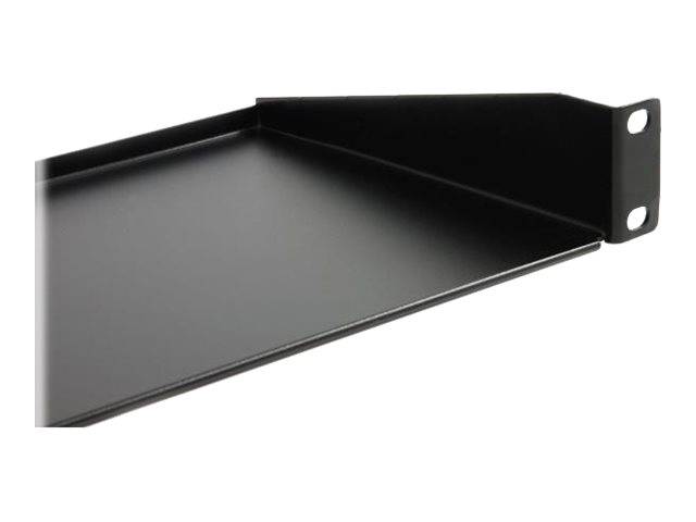 StarTech.com 1U Server Rack Cabinet Shelf, 7in Deep Fixed Cantilever Tray, Rackmount Shelf for 19"" AV/Data/Network Equip
