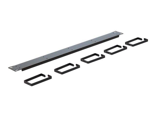 DeLOCK - Kabelmanagement - Jet Black, RAL 9005 - 1U - 48.3 cm (19"")