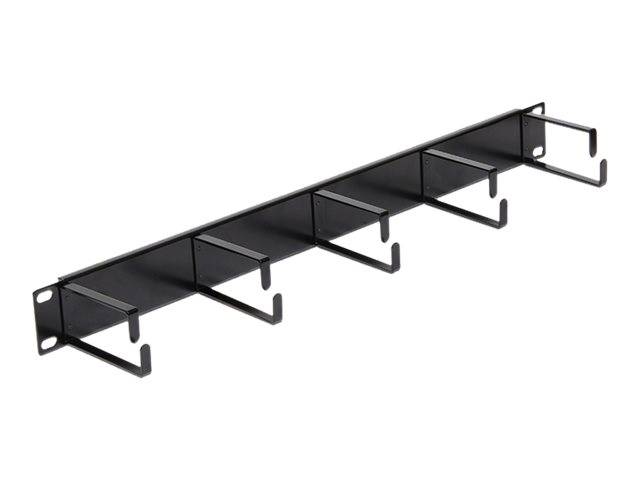 DeLOCK - Kabelmanagement - Jet Black, RAL 9005 - 1U - 48.3 cm (19"")
