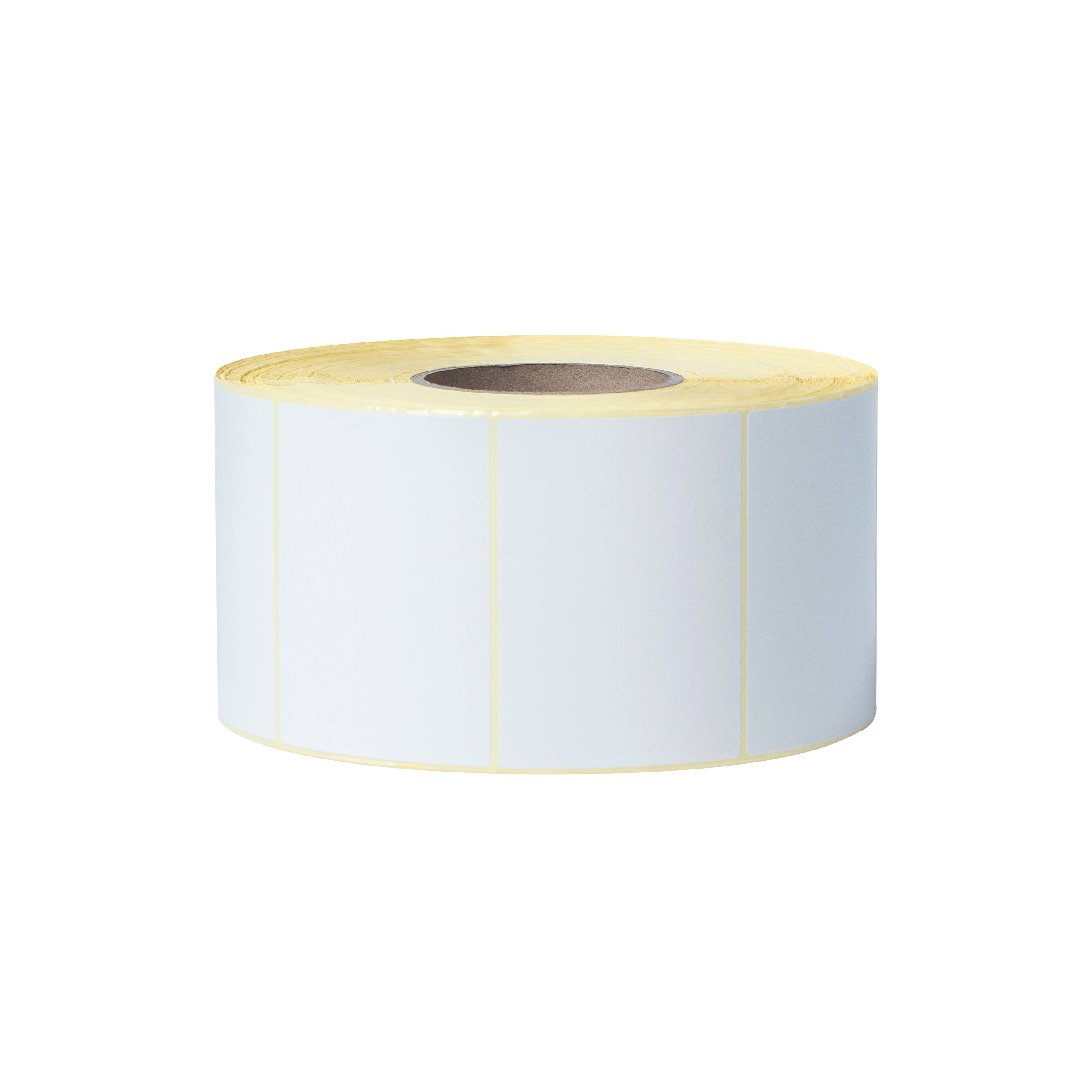 Brother Premium - Halbglänzend - Oberseite beschichtet - weiß - 102 x 74 mm 11600 Etikett(en) (4 Rolle(n)