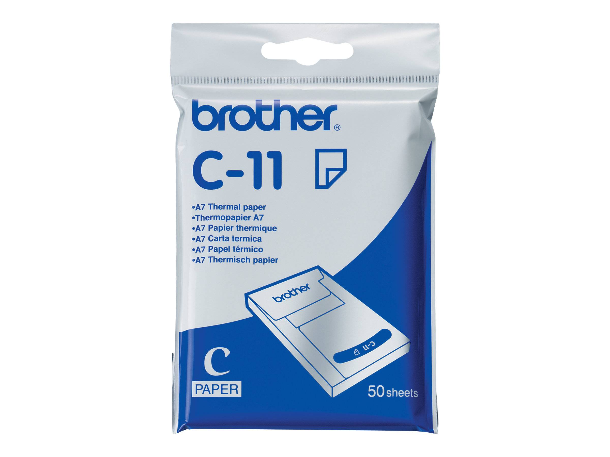 Brother - A7 (74 x 105 mm) 50 Blatt Thermopapier