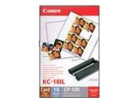 Canon KC-18IL - 144 Stck. (18 Bogen x 8) Druckpatrone / Papiersatz
