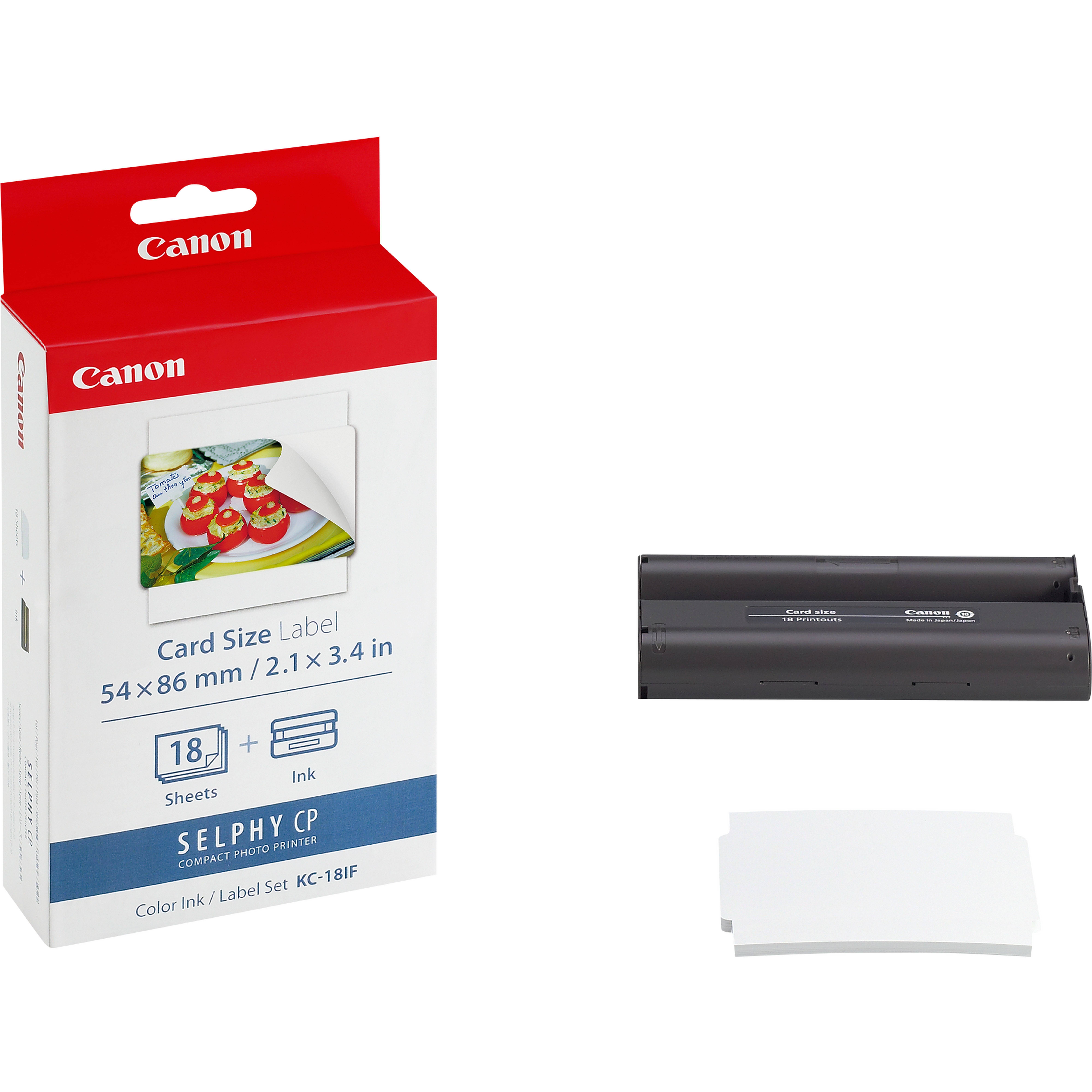 Canon KC-18IF - 18 Stck. Etiketten - für Canon SELPHY CP1000