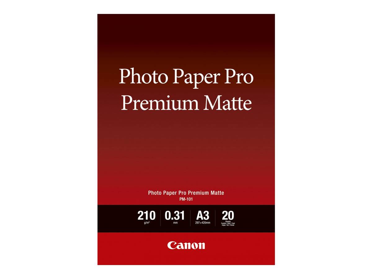 Canon Pro Premium PM-101 - Glatt matt - 310 Mikron - A3 (297 x 420 mm)
