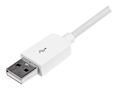 StarTech.com 3m Apple 8 Pin Lightning Connector auf USB Kabel - USB Kabel für iPhone / iPod / iPad - Ladekabel / Datenkabel - Weiß - Lightning-Kabel