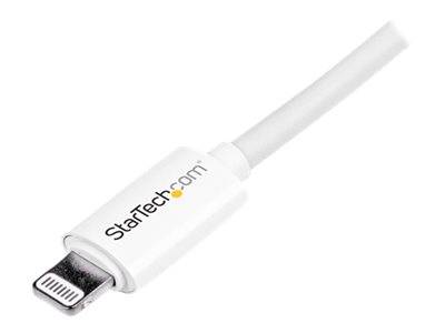 StarTech.com 3m Apple 8 Pin Lightning Connector auf USB Kabel - USB Kabel für iPhone / iPod / iPad - Ladekabel / Datenkabel - Weiß - Lightning-Kabel