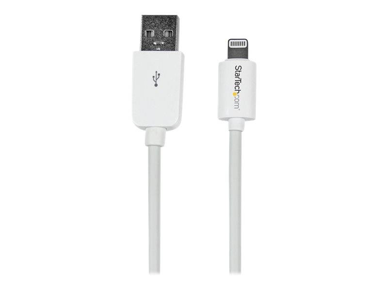 StarTech.com 3m Apple 8 Pin Lightning Connector auf USB Kabel - USB Kabel für iPhone / iPod / iPad - Ladekabel / Datenkabel - Weiß - Lightning-Kabel