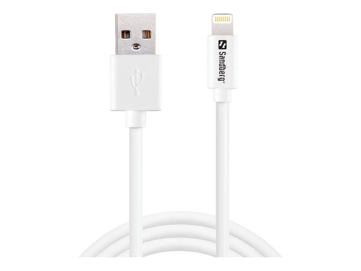Sandberg - Lade-/Datenkabel - USB männlich zu Lightning männlich