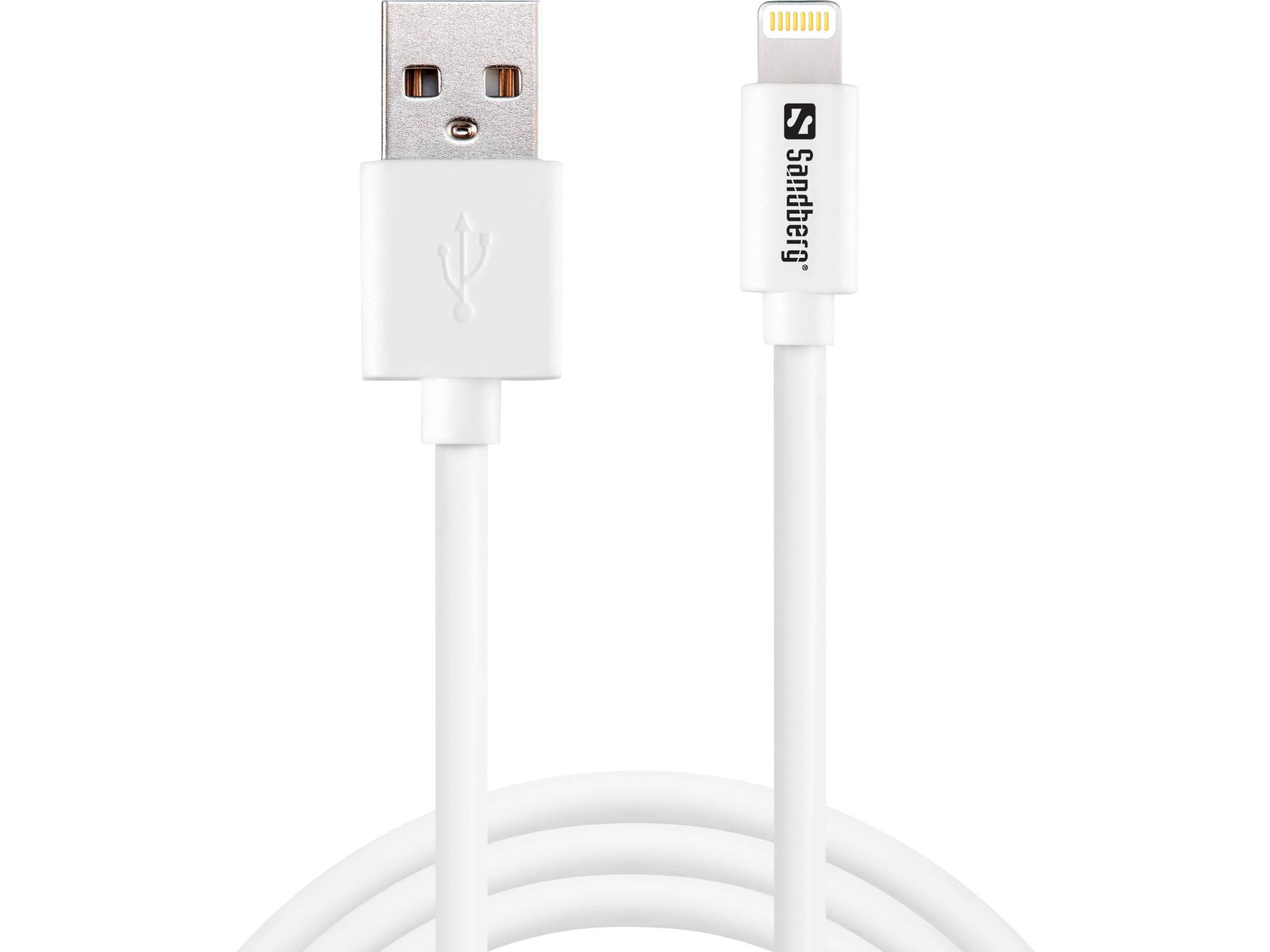 Sandberg - Lade-/Datenkabel - USB männlich zu Lightning männlich
