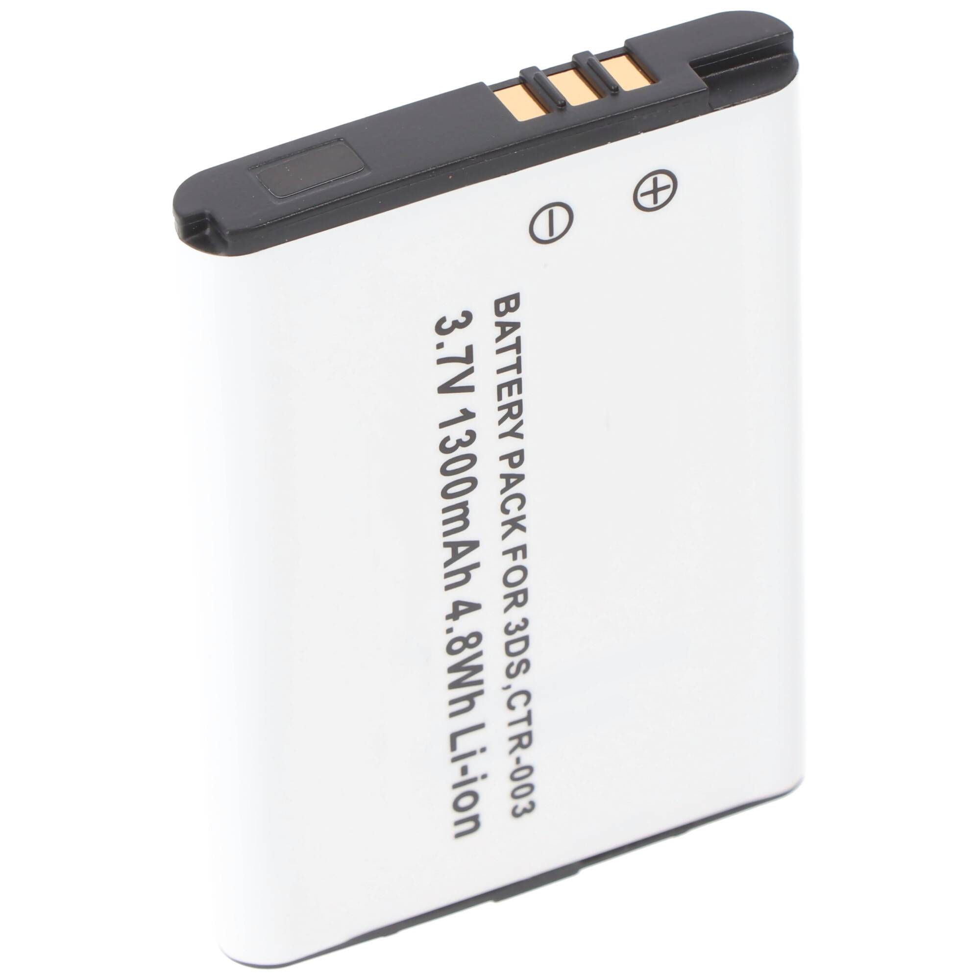 Li-Ion Akku passend für Nintendo C/CTR-A-AB Akkutyp CTR-003, 3,7 Volt, 1300mAh