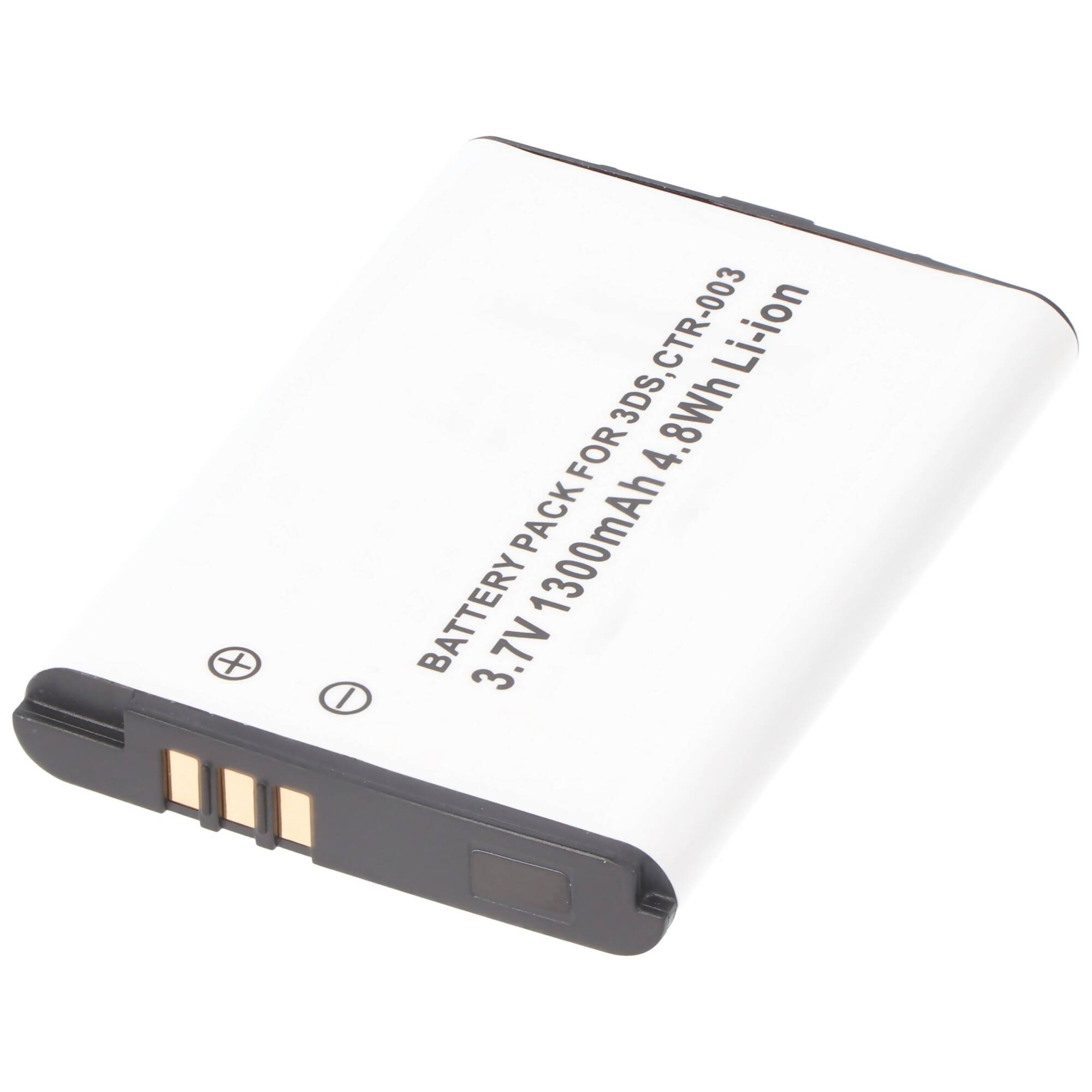 Li-Ion Akku passend für Nintendo C/CTR-A-AB Akkutyp CTR-003, 3,7 Volt, 1300mAh