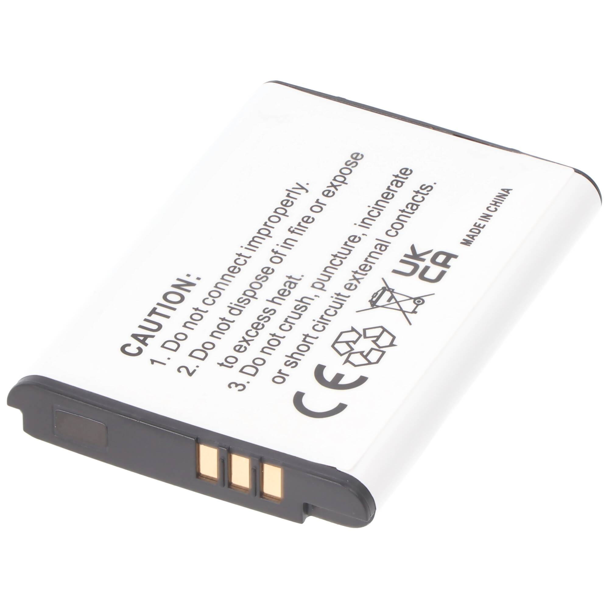 Li-Ion Akku passend für Nintendo C/CTR-A-AB Akkutyp CTR-003, 3,7 Volt, 1300mAh
