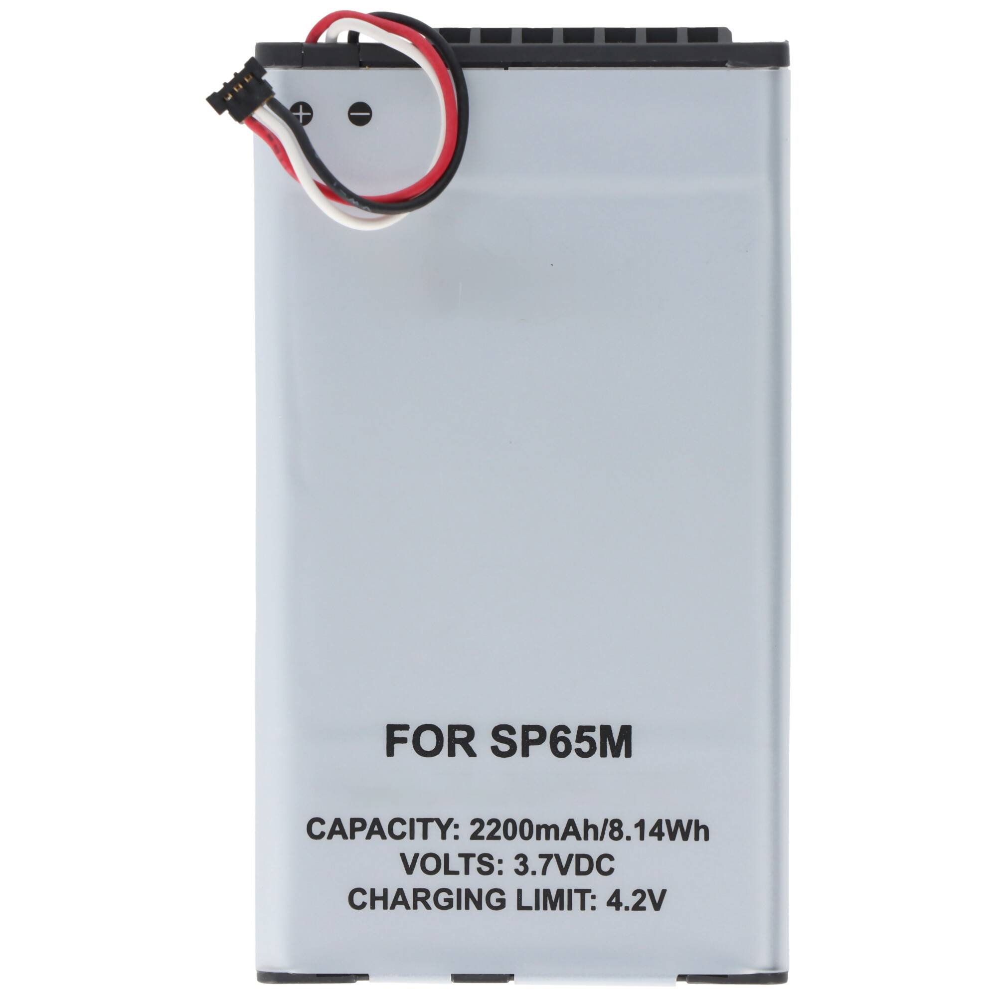 Ein rechteckiger Akku für das Modell „SP65M