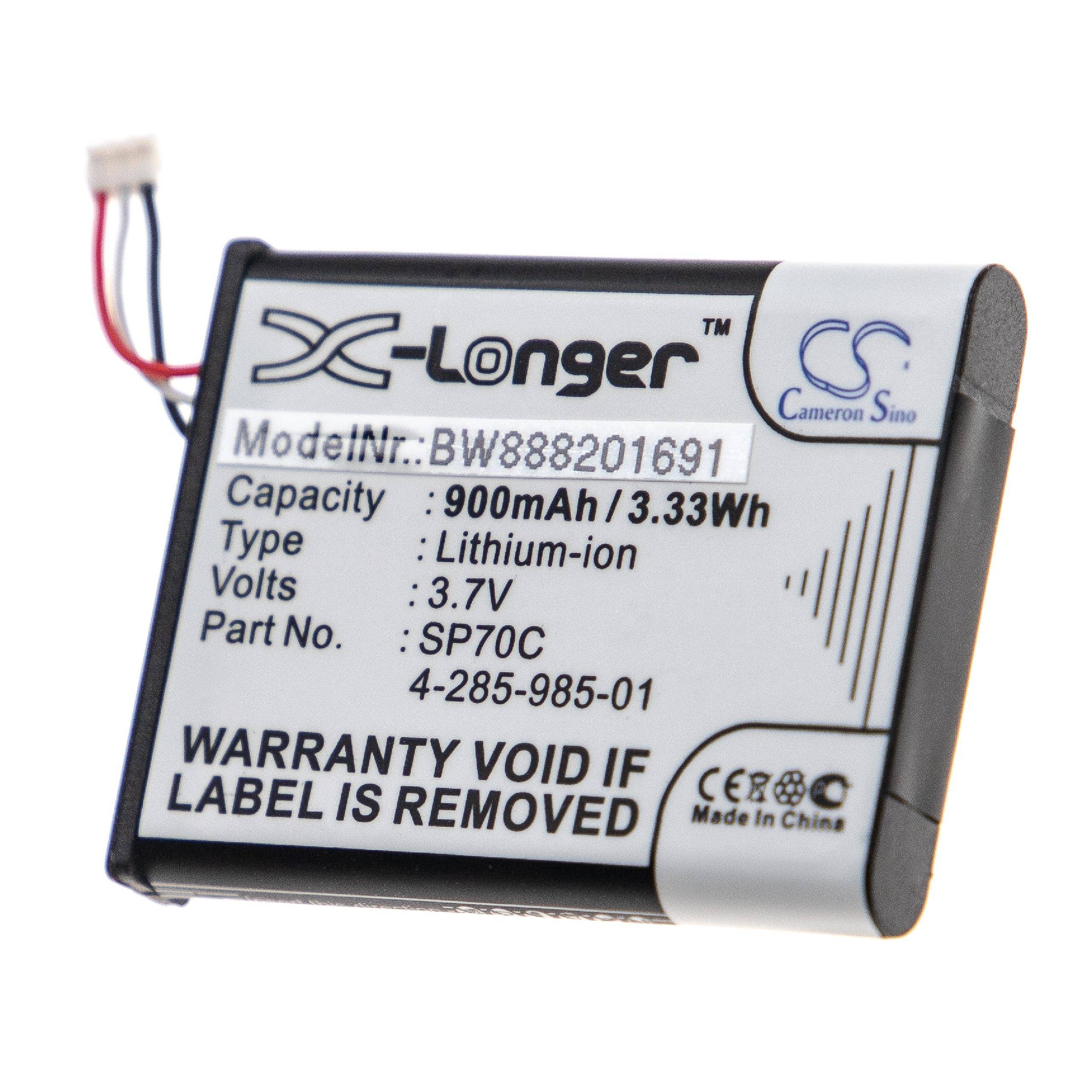 Akku für Sony PSP E1000 u.a. wie SP70C u.a. 900mAh