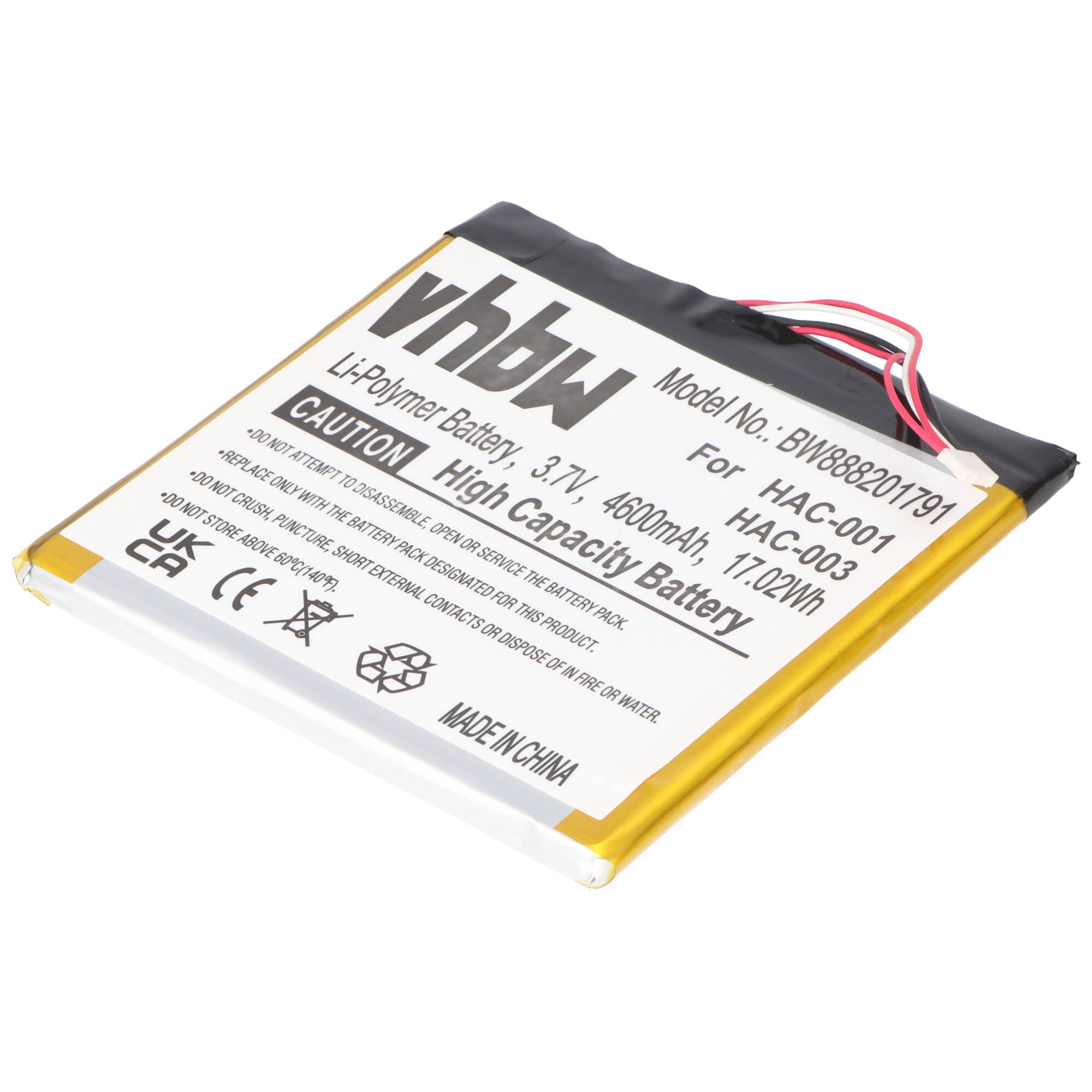 Akku für Nintendo Switch HAC-001 u.a. wie HAC-003 u.a. 4600mAh