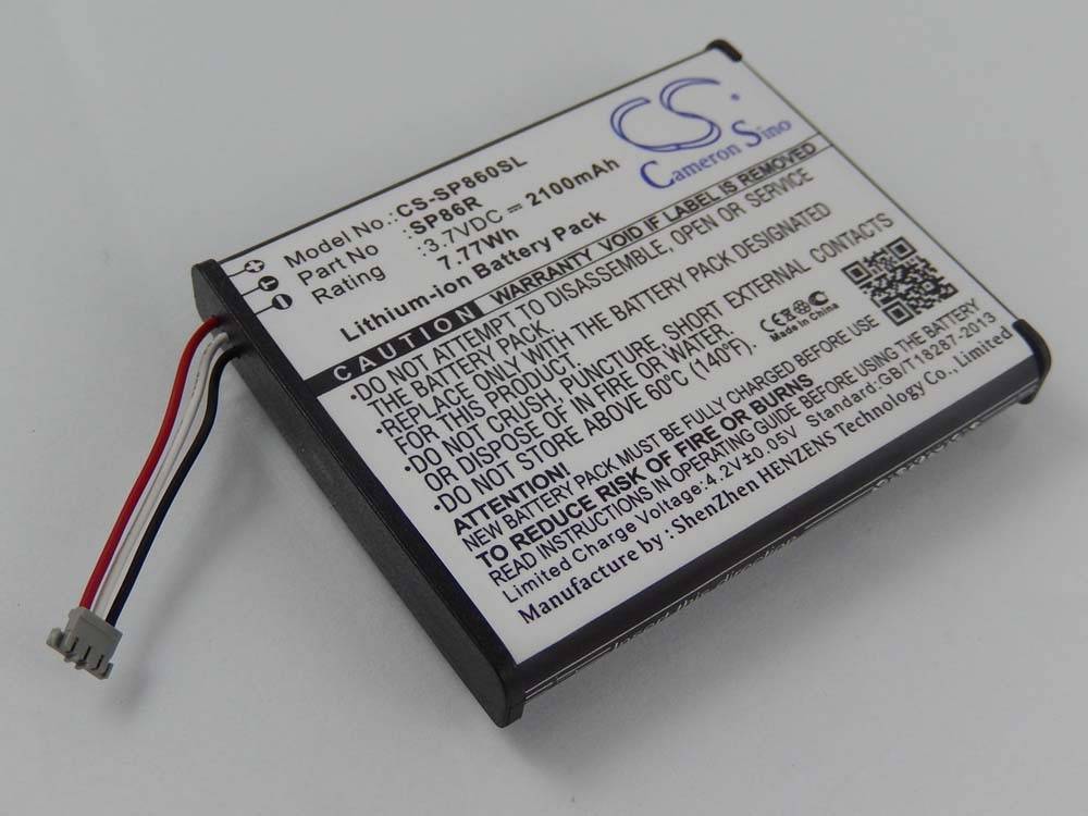 Li-Ion-Akku - 2100mAh (3.7V) - für Spielkonsole wie Sony 4-451-971-01, SP86R