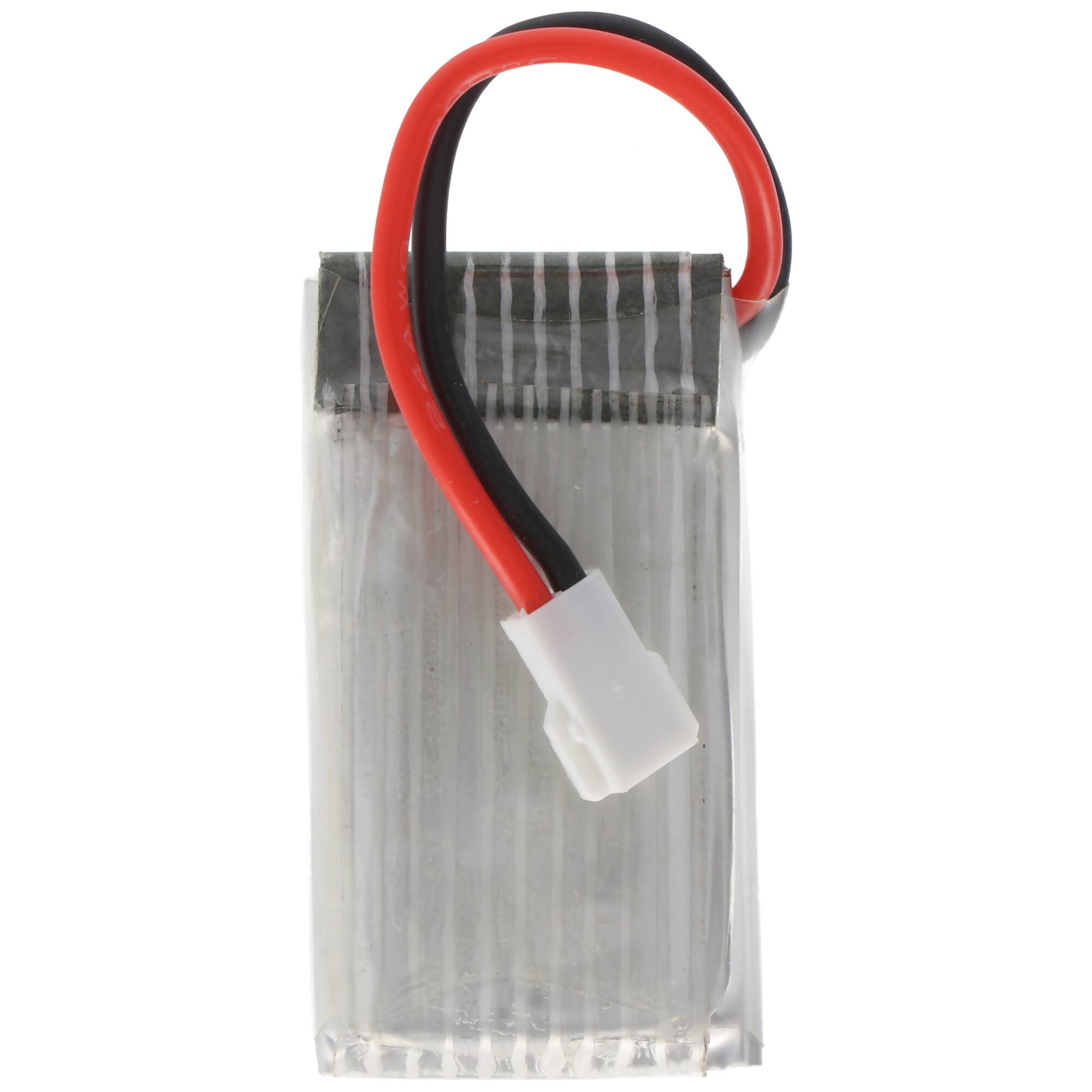 Li-Polymer-Akku 390mAh 3.7V für Modellbau, Abmessungen 39x22x7mm,