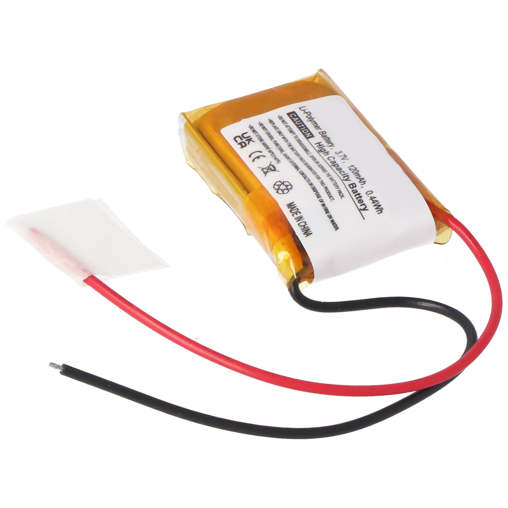 Li-Polymer-Akku 150mAh 3.7 Volt für Modellbau, Abmessungen ca. 25x17,5x7,6mm
