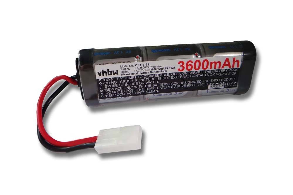 NiMH-Akku - 3600mAh (7.2V) - für Modellbau