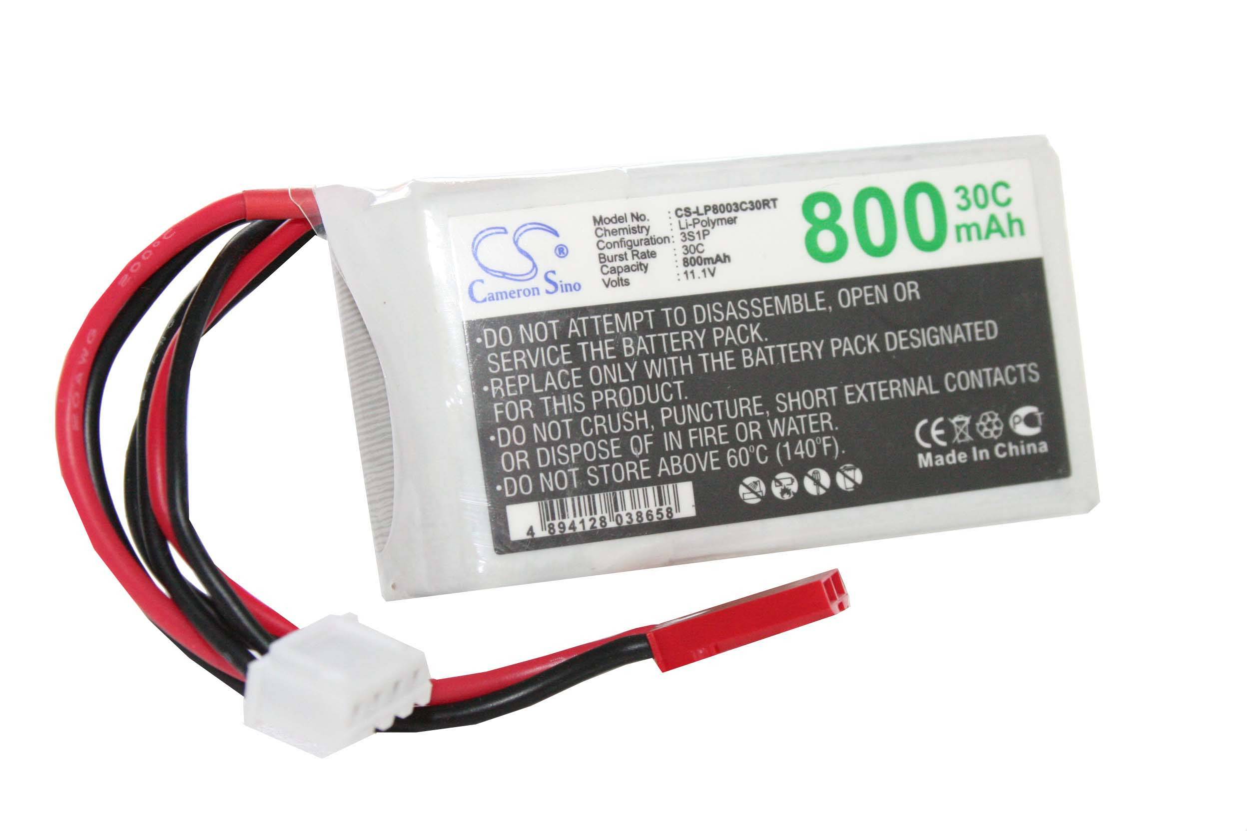 Li-Polymer-Akku - 800mAh (11.1V) - für Modellbau