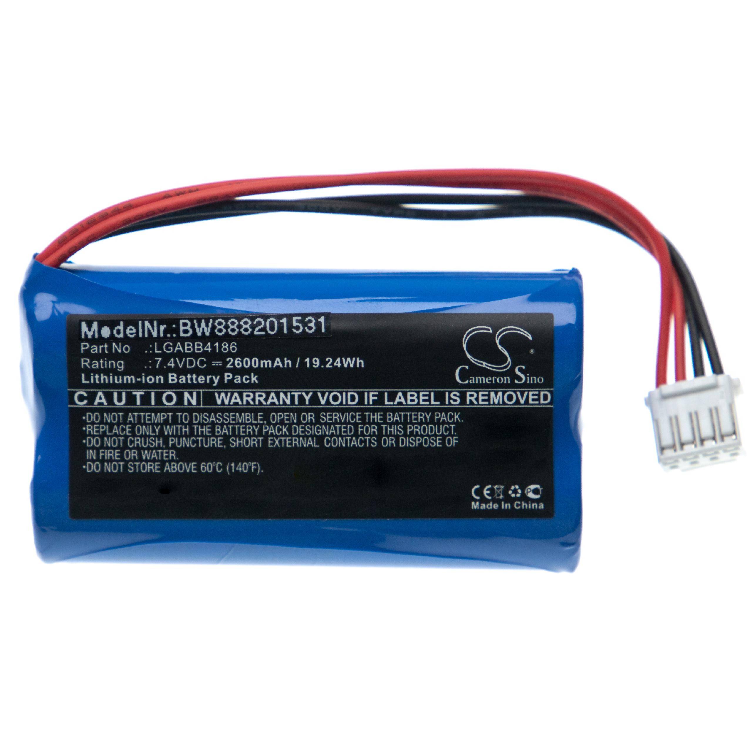 Akku für DJI Phantom 3 Drohne wie GL358WB u.a. wie LGABB4186 u.a. 2600mAh
