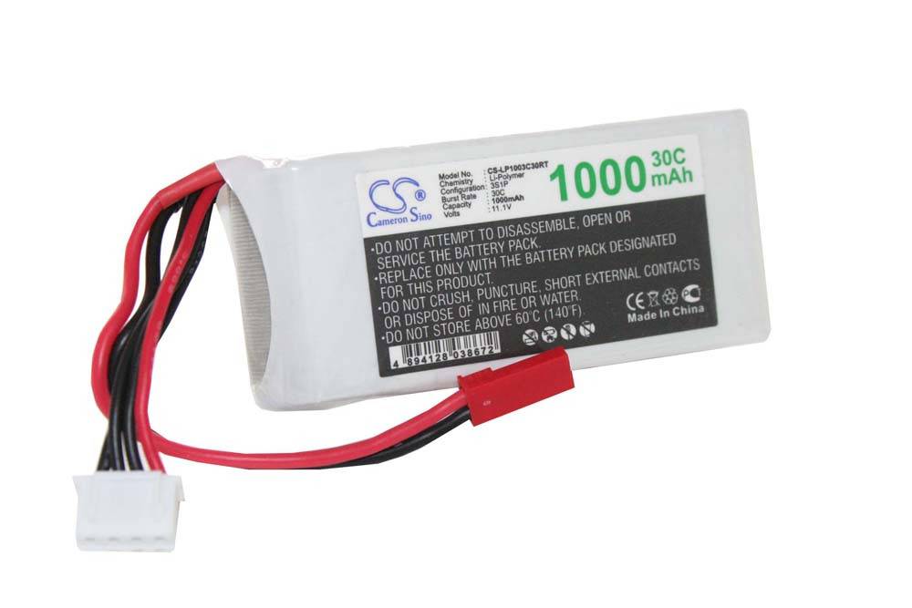 Li-Polymer-Akku - 1000mAh (11.1V) - für Modellbau