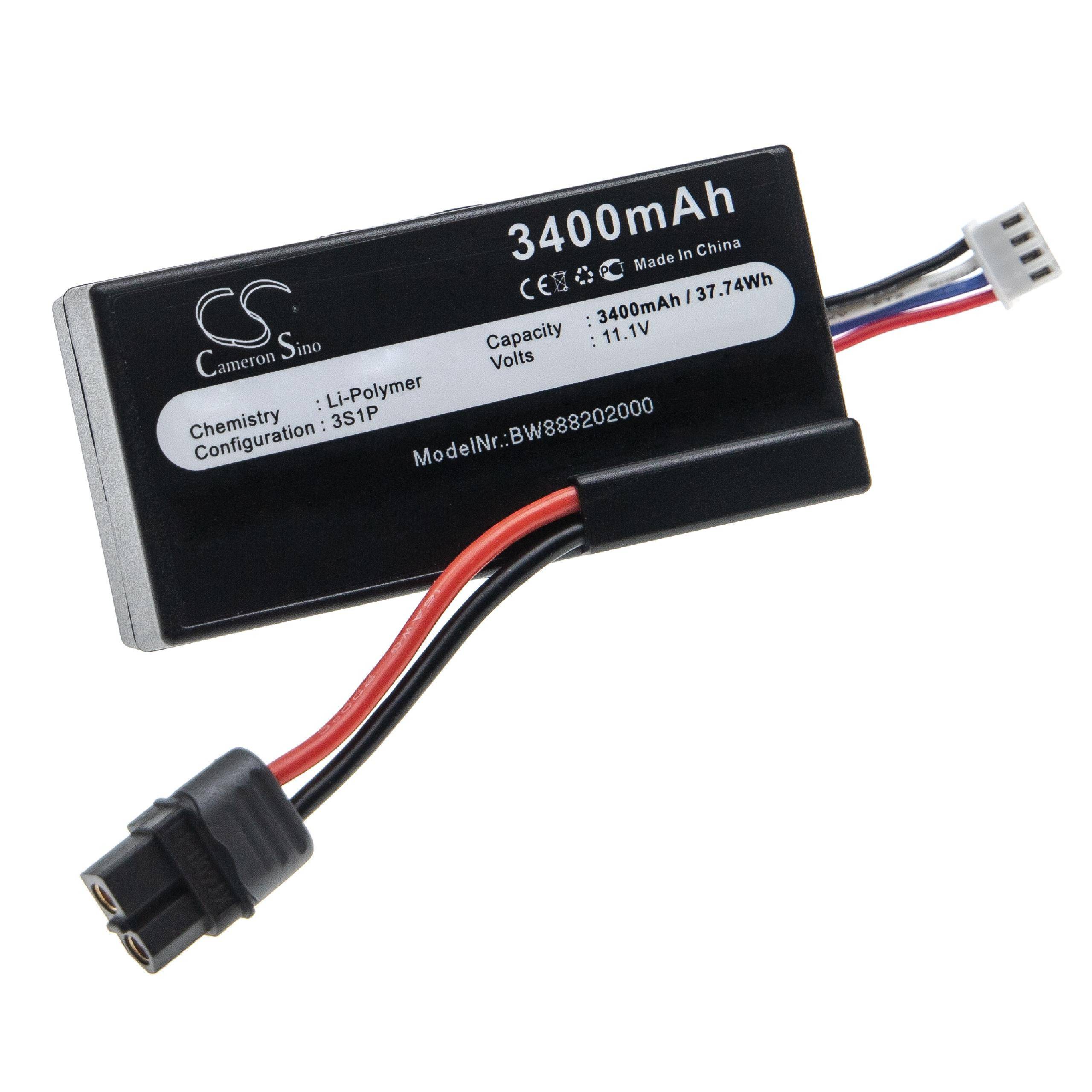 Akku für Parrot Disco Nurflügler-Drohne wie PF070250, 3400mAh