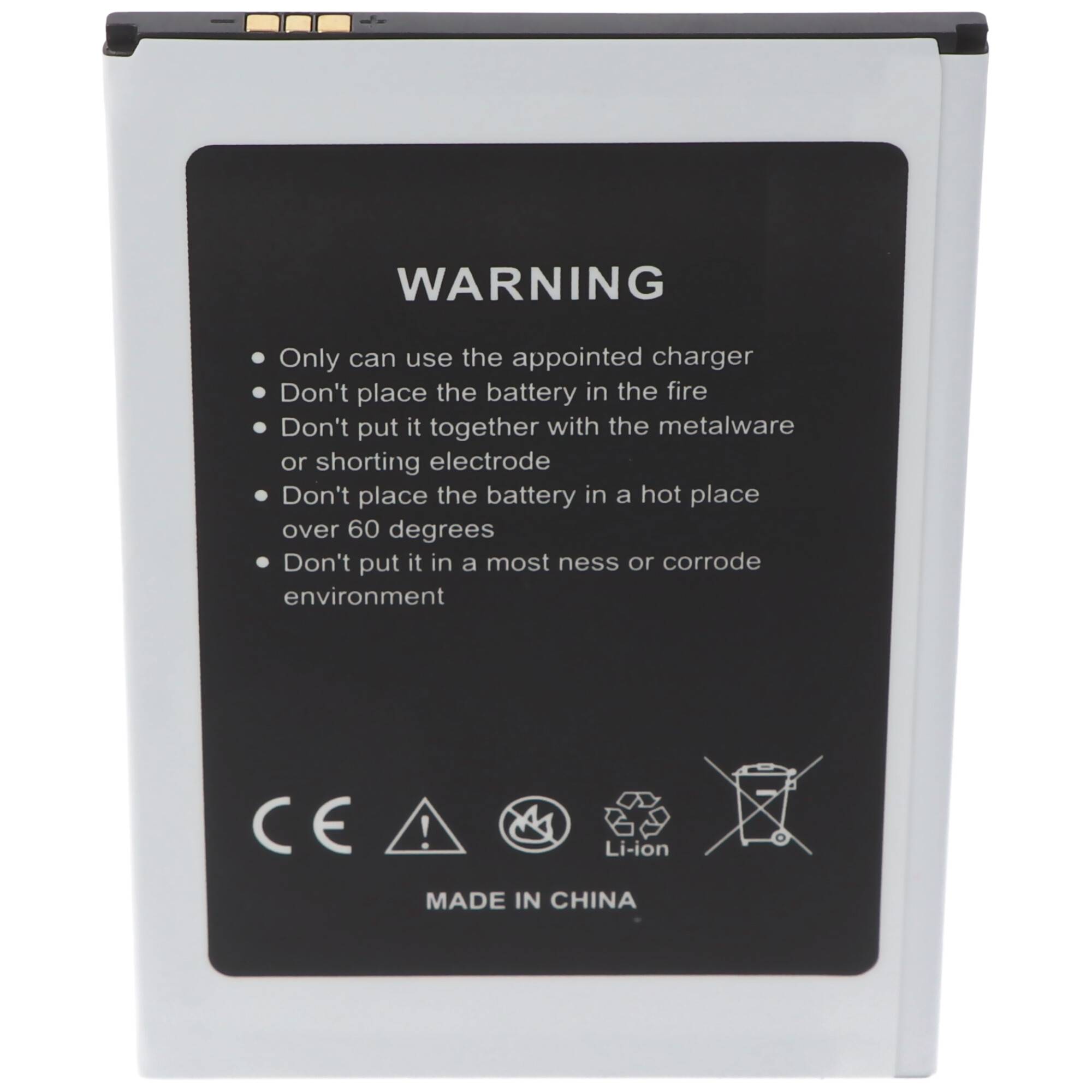 Li-Polymer-Akku 4100mAh 3.8V für Cubot Max, Umax Smartphone, Cubot Umax
