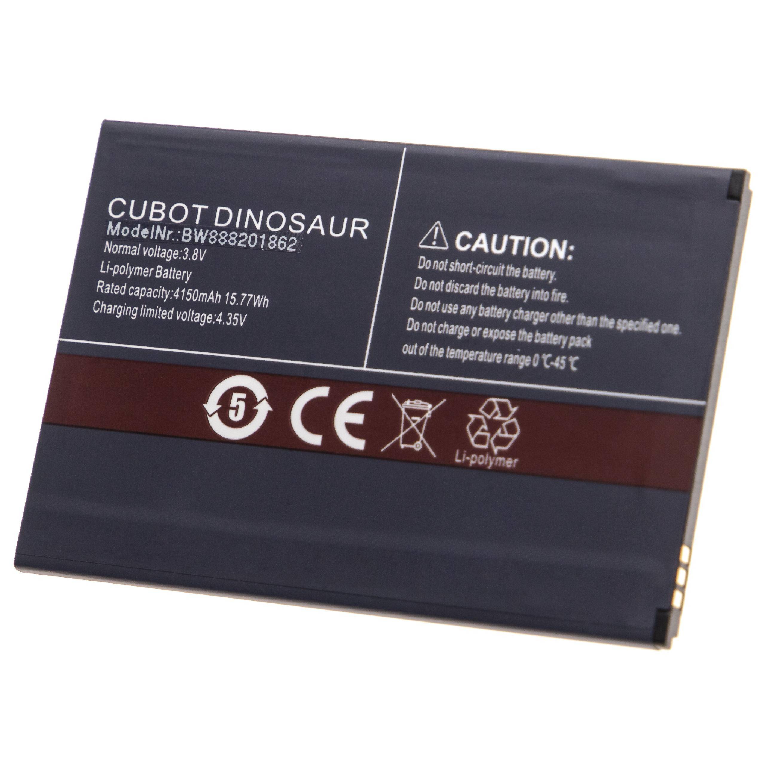 Li-Polymer-Akku - 4150mAh (3.8V) für Cubot Dinosaur Handy, Smartphone, Telefon wie Dinosaur