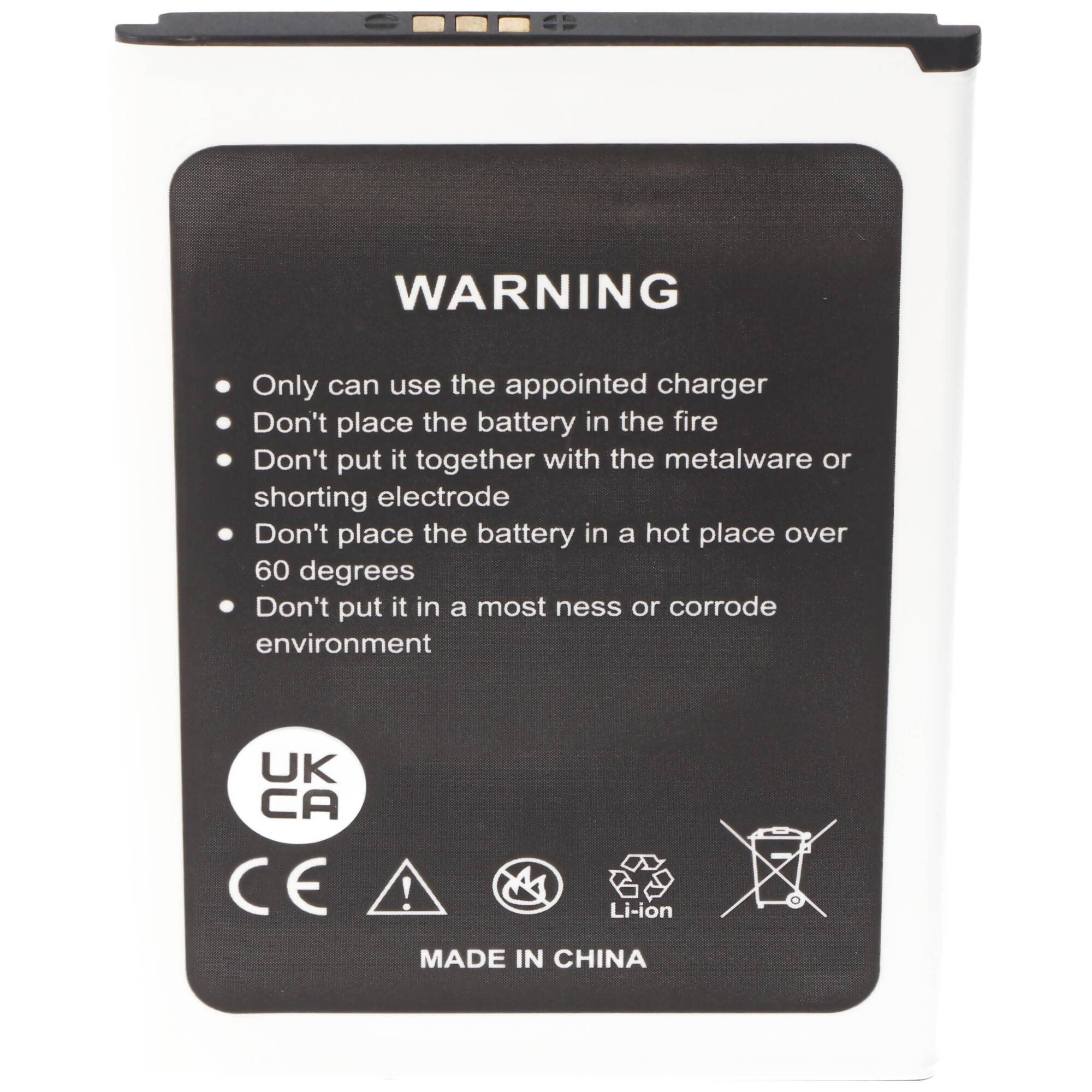 Akku passend für HomTom HT17, HomTom HT17 Pro, SCCI0000000155502, 87,2 x 60,1 x 4mm