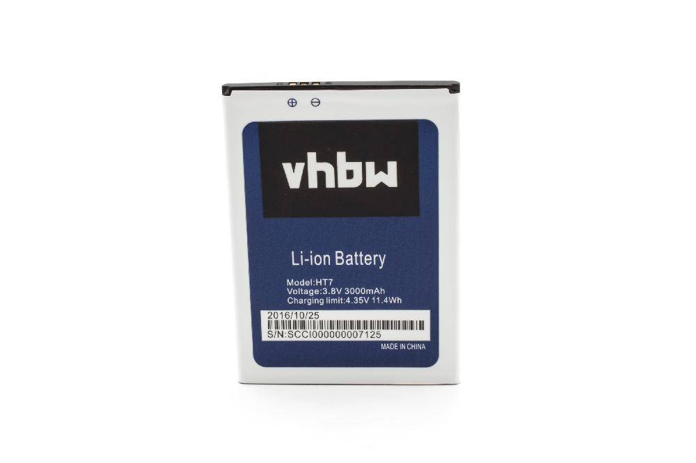Li-Ion-Akku - 3000mAh (3.8V) für Handy, Smartphone, Telefon wie HomTom SCCI000000007125