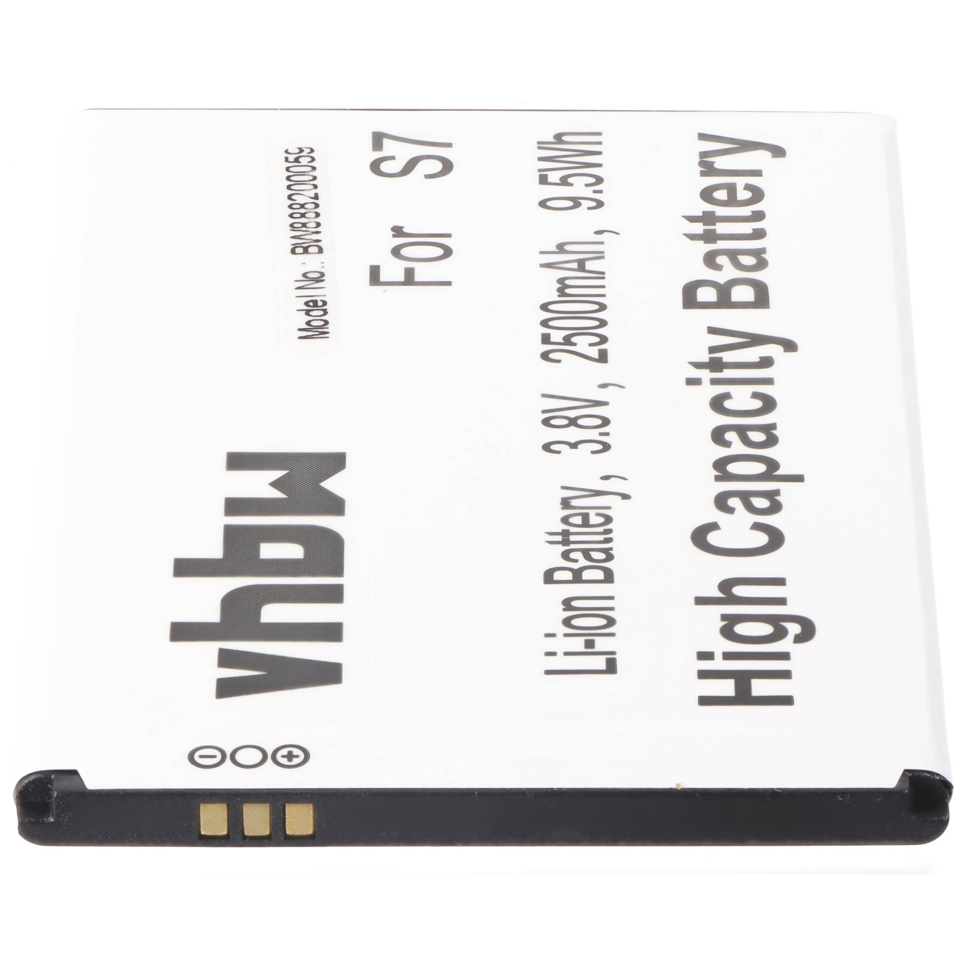 Li-Polymer-Akku - 2500mAh (3.8V) für Ulefone S7 Handy, Smartphone, Telefon