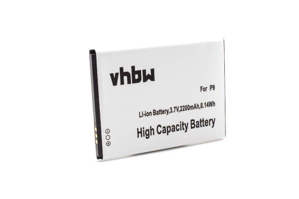 Li-Ion-Akku - 2200mAh (3.7V) für Cubot P9 Handy, Smartphone, Telefon wie P9