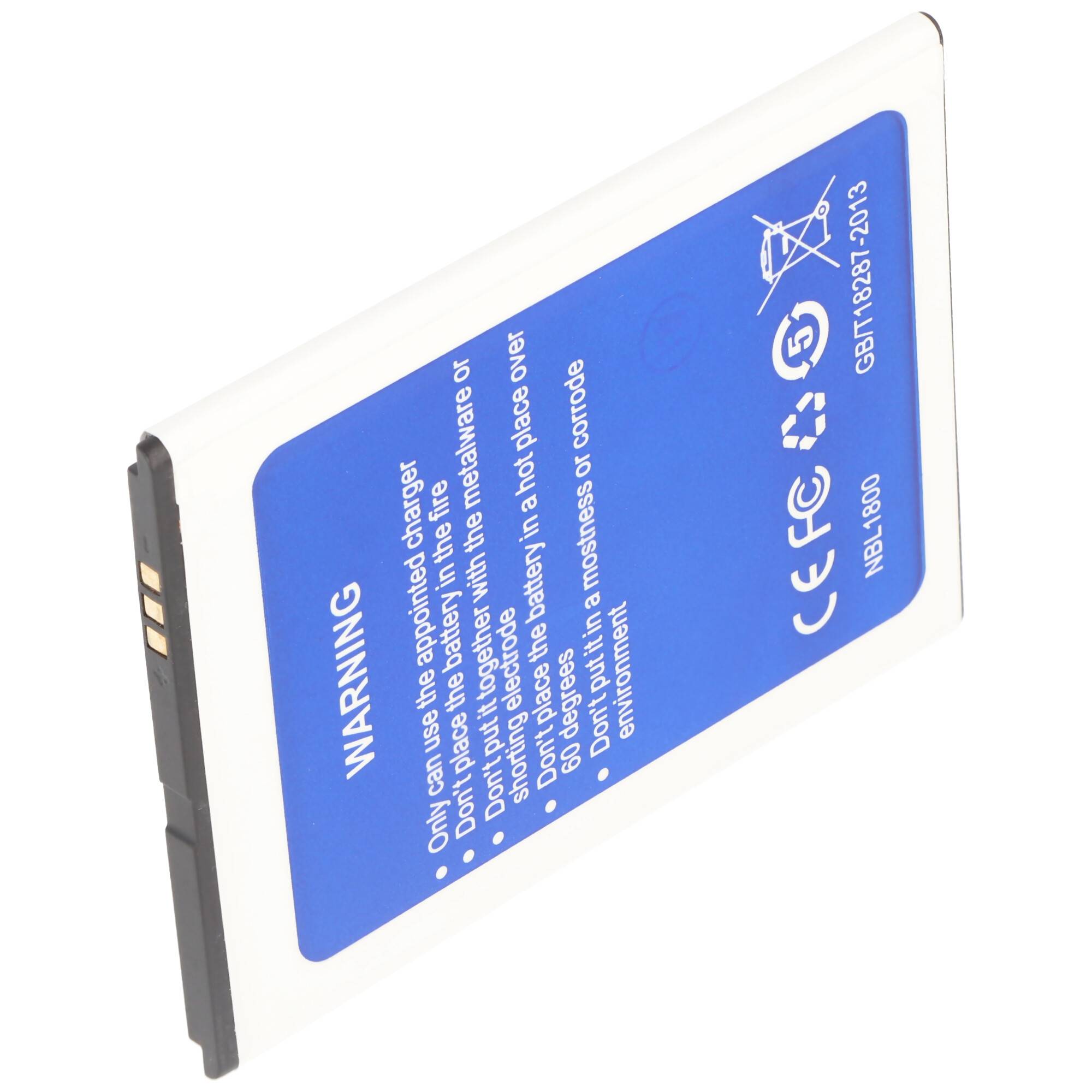 Akku für HomTom HT30 / HT30 Pro, 3000mAh, Abmessungen ca. 84,8 x 62 x 4mm