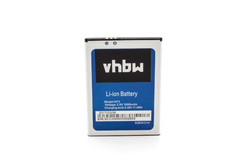 Li-Ion-Akku - 3000mAh (3.8V) für Handy, Smartphone, Telefon wie HomTom SCCI000000002699