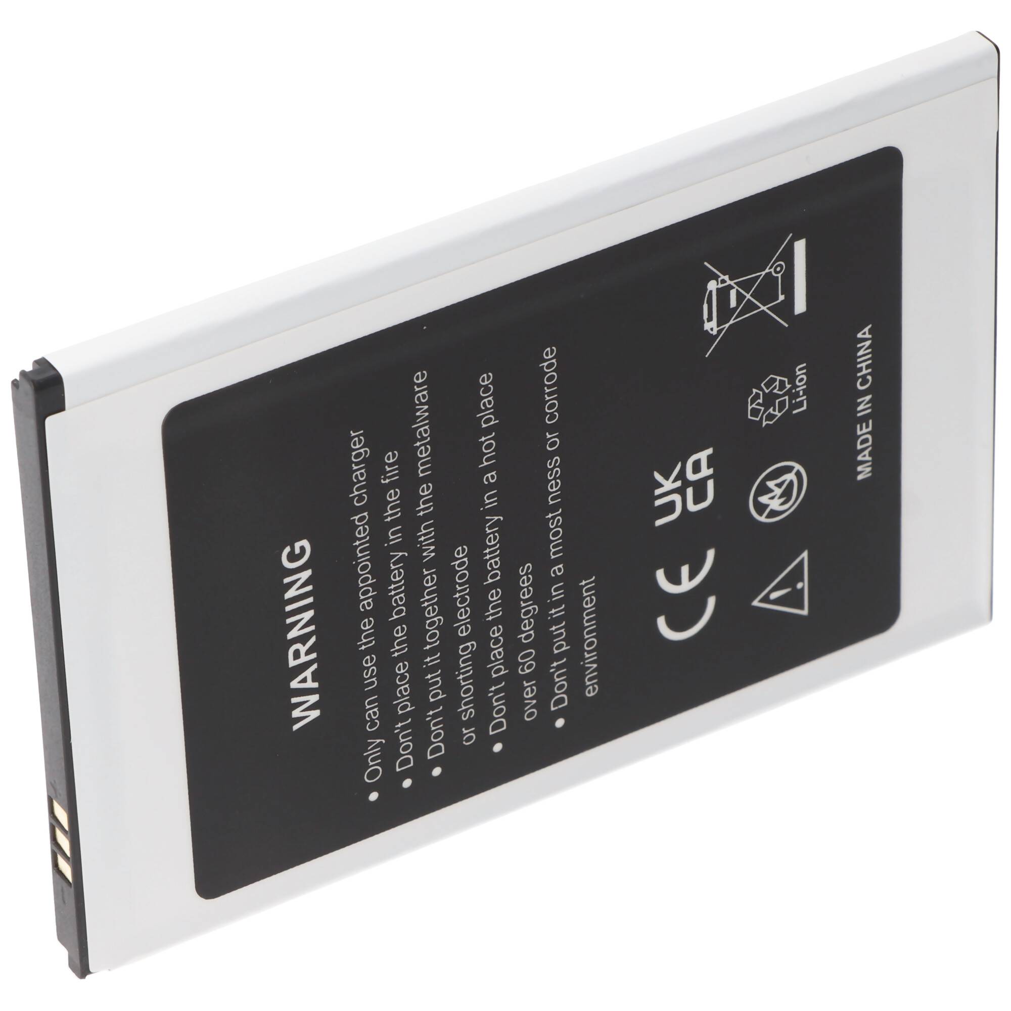 Li-Ion-Akku 2500mAh 3.7 Volt für Smartphone Cubot Note S, 99,3x64,9x4,4mm