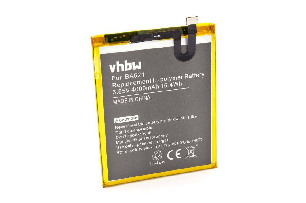 Li-Polymer-Akku - 4000mAh (3.85V) für Handy, Smartphone, Telefon wie Meizu BA621