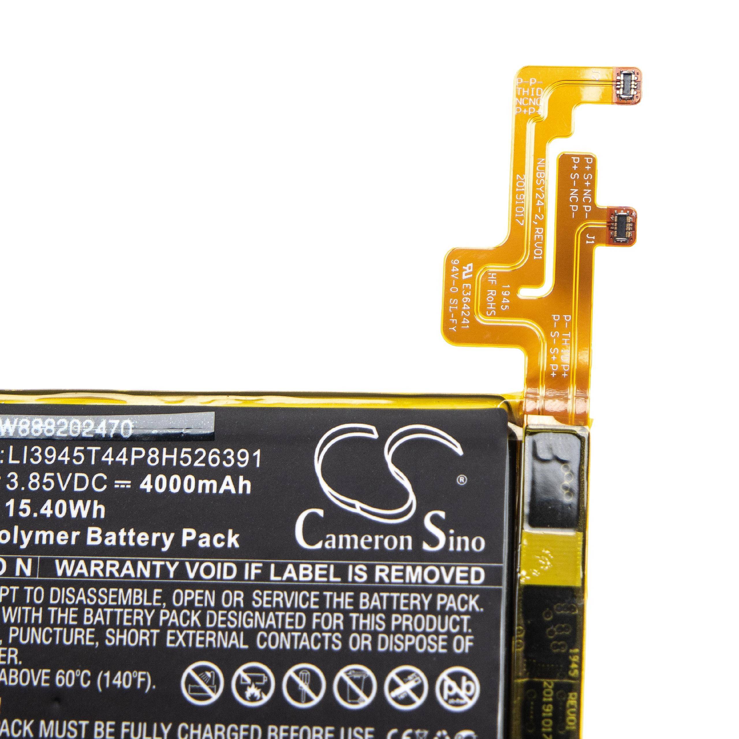 Li-Polymer-Akku - 4400mAh (3.85V) für Nubia Red Magic 5G Handy, Smartphone, Telefon wie ZTE LI3945T44P8H526391