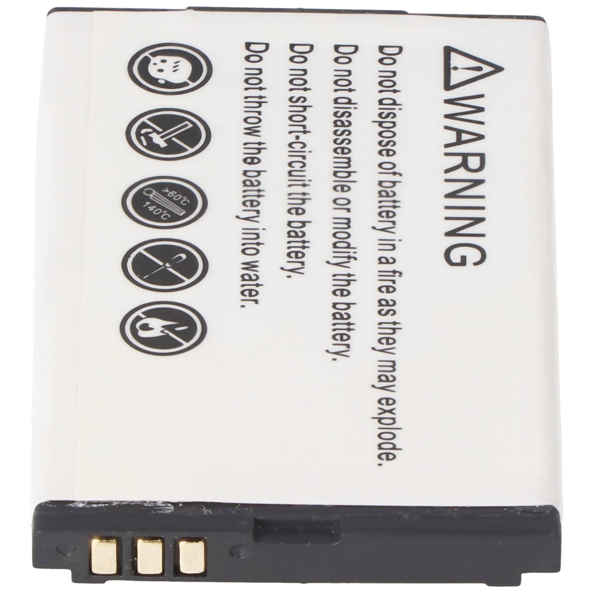 Li-Ion-Akku nur passend für Li3707T42P3h553447, Li3708T42P3h553447, 54,4x34,07x4,48mm