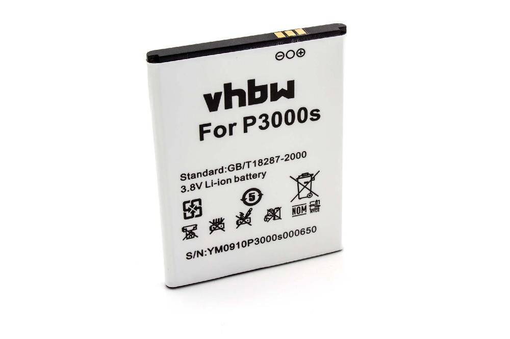 Li-Ion-Akku - 3150mAh (3.8V) für Handy, Smartphone, Telefon wie SCMI2S12A20029821
