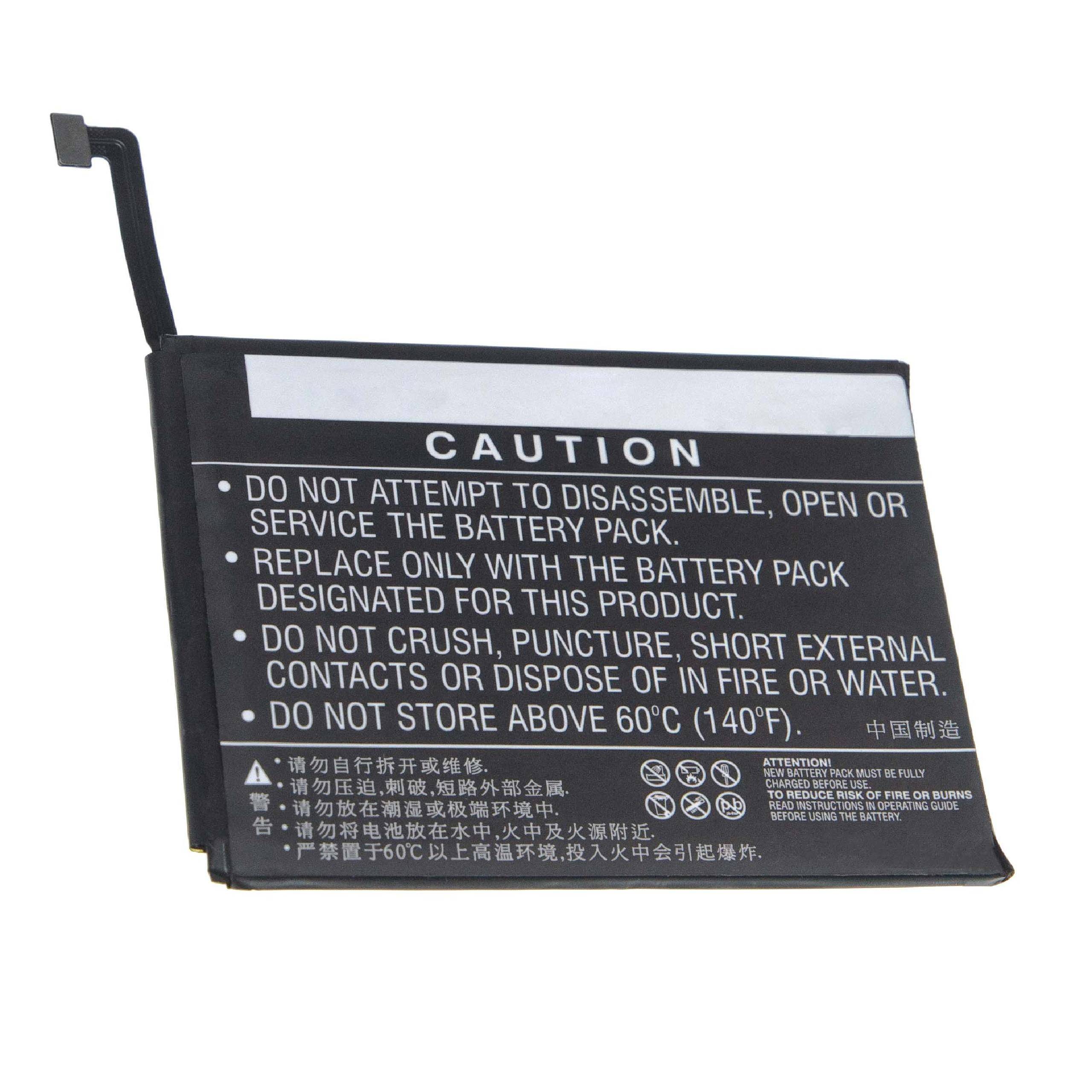 Li-Polymer-Akku - 4900mAh (3.8V) für ZTE Nubia Red Magic (Dual SIM) u.a. Handy, Smartphone, Telefon wie ZTE Li3937T44P6h