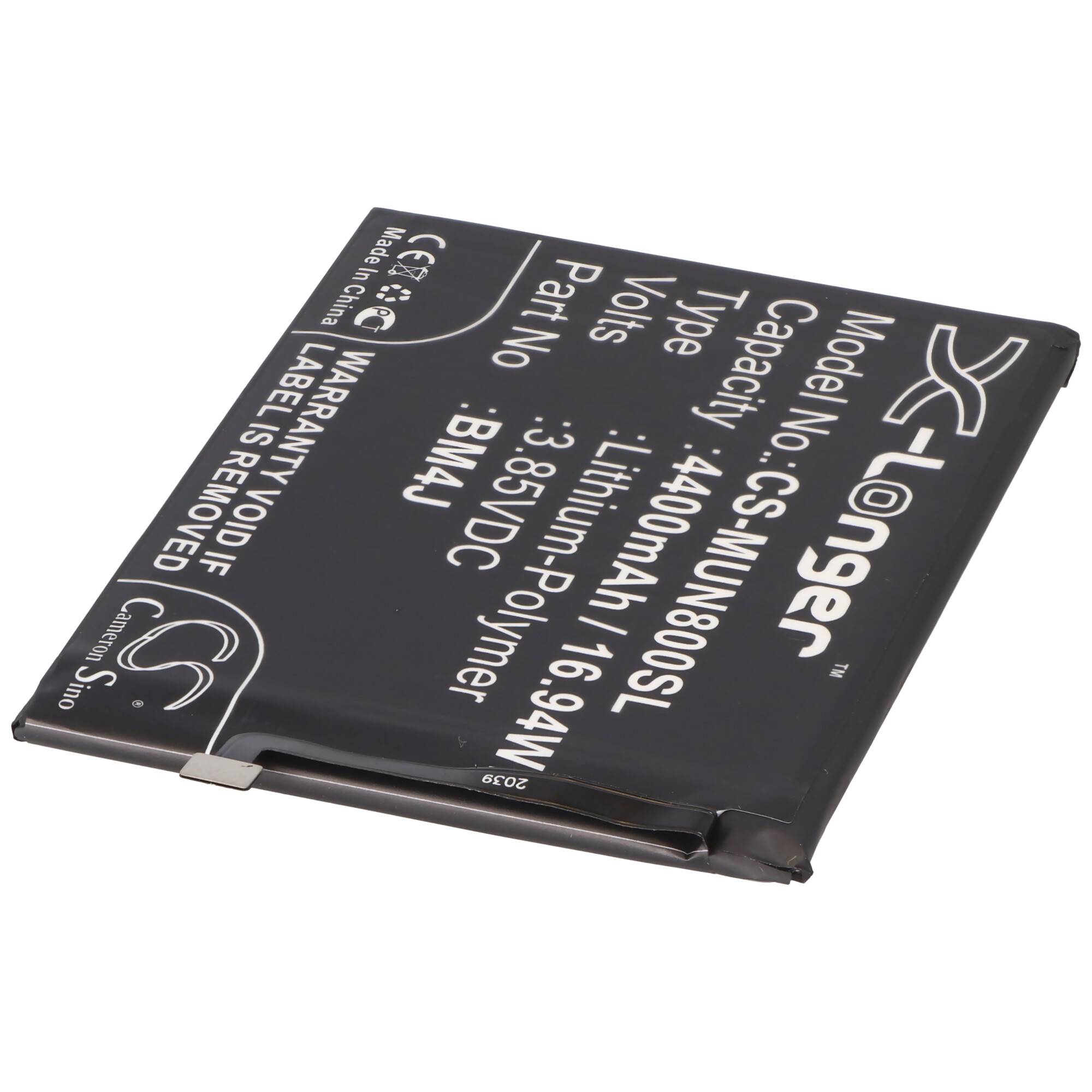 Li-Polymer-Akku 4400mAh 3.85V für Xiaomi Redmi Note 8 Handy Akku Xiaomi BM4J