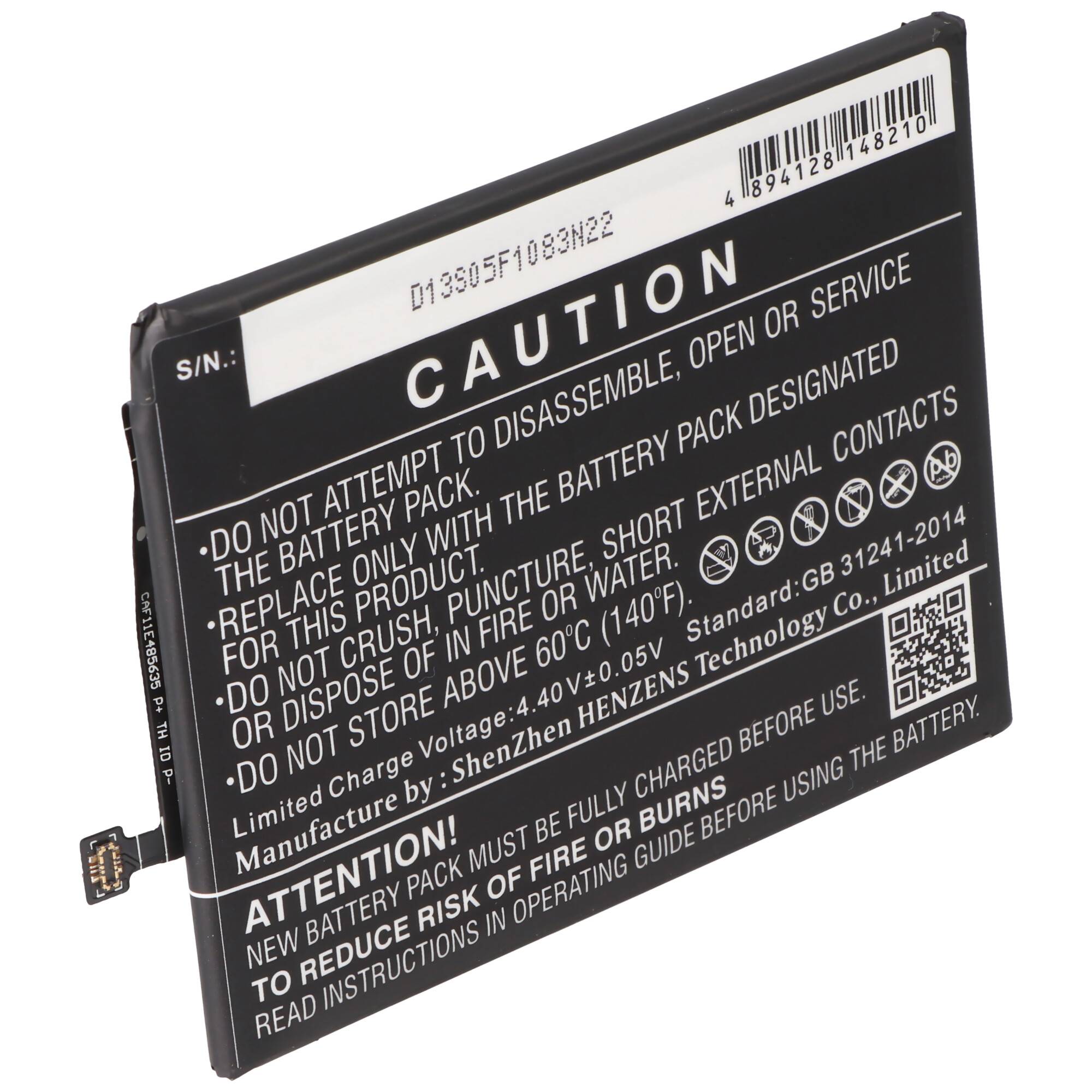 Li-Polymer-Akku 4400mAh 3.85V für Xiaomi Redmi Note 8 Handy Akku Xiaomi BM4J