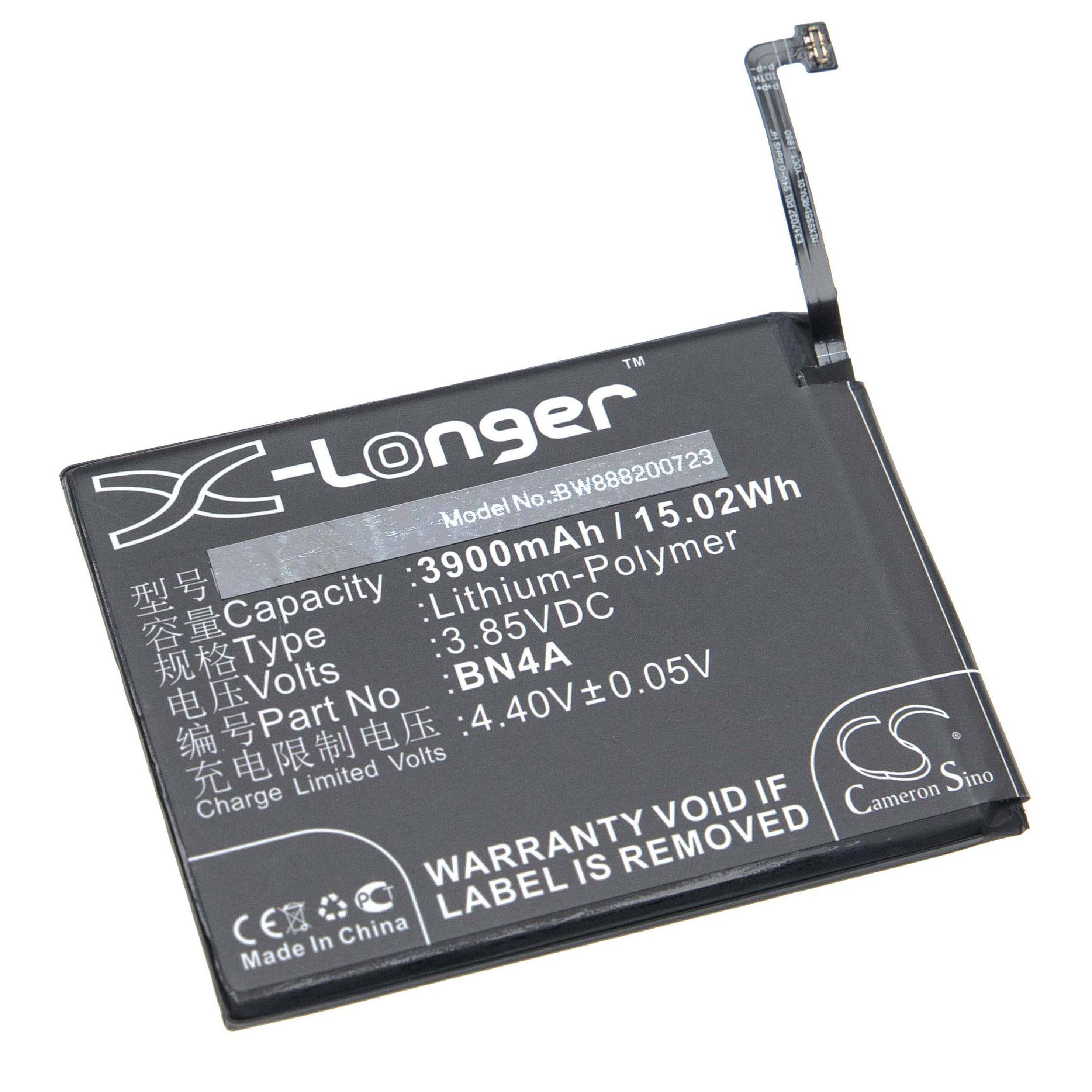Li-Polymer-Akku - 3900mAh (3.85V) für Xiaomi Redmi Note 7 u.a. Handy, Smartphone, Telefon wie Xiaomi BN4A