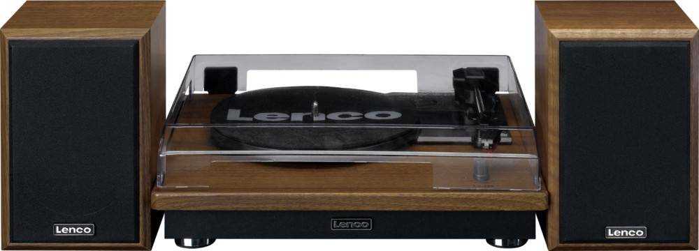 2 Stk. LENCO Plattenspieler LS-100WD Wood