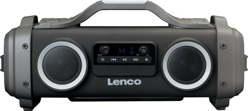 2 Stück LENCO IPX4 Boombox SPR-200 Black