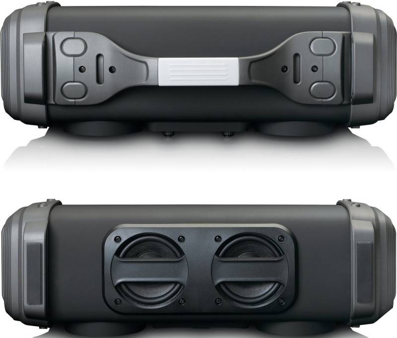 2 Stück LENCO IPX4 Boombox SPR-200 Black