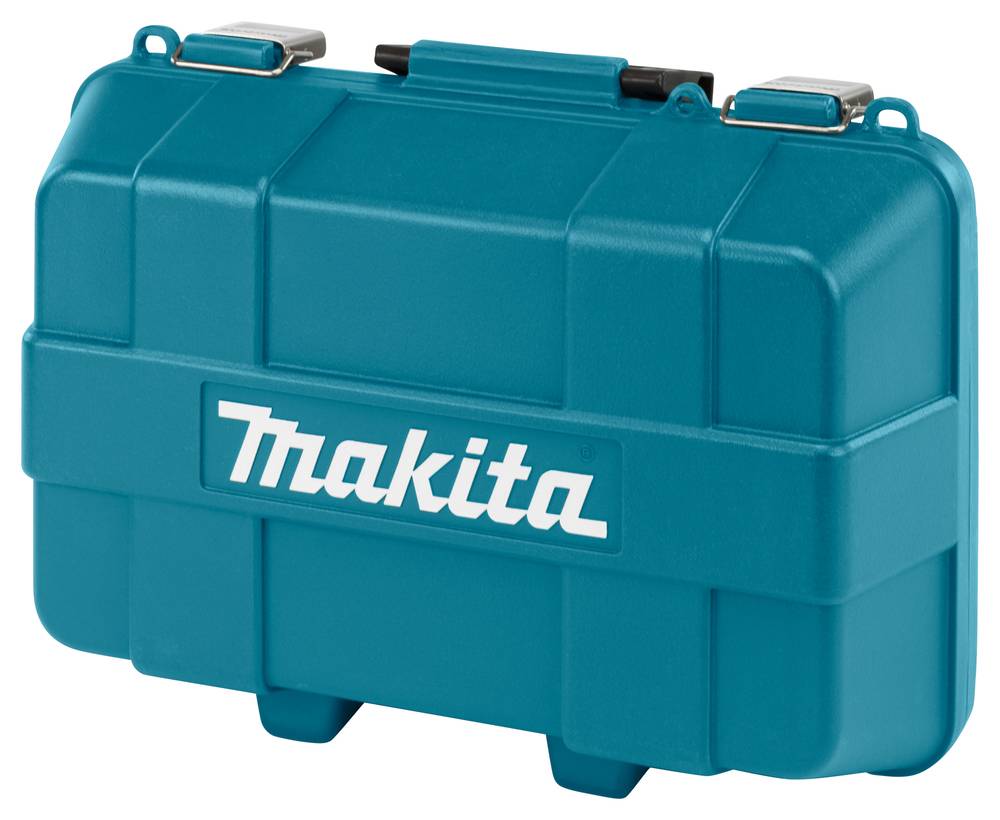 Blaues Makita-Hartschutzgehäuse mit weißem 